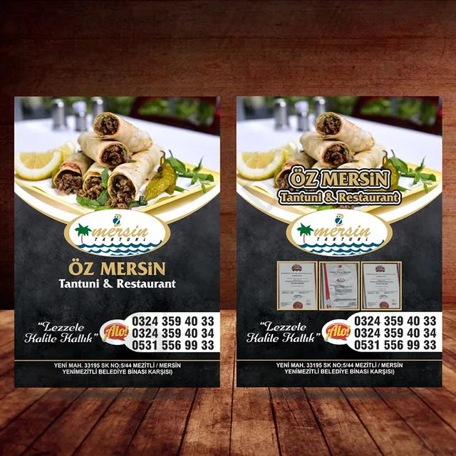Broşür A4 baskı örneği