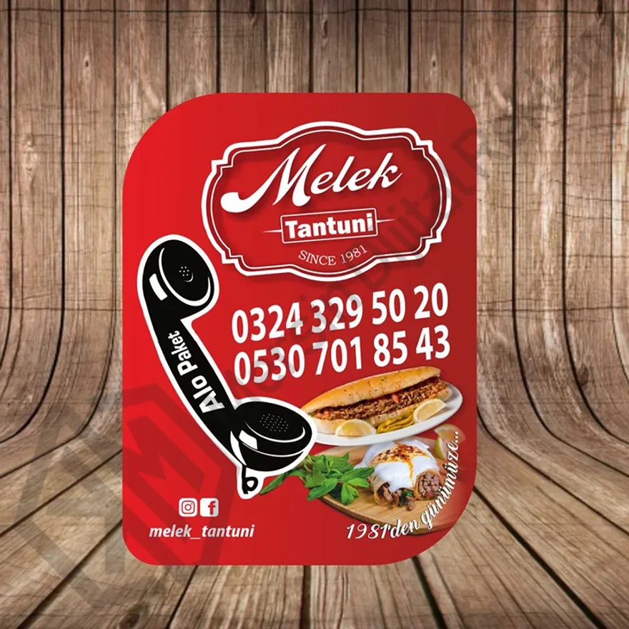 Standart Magnet baskı örneği — MK Dijital Mersin